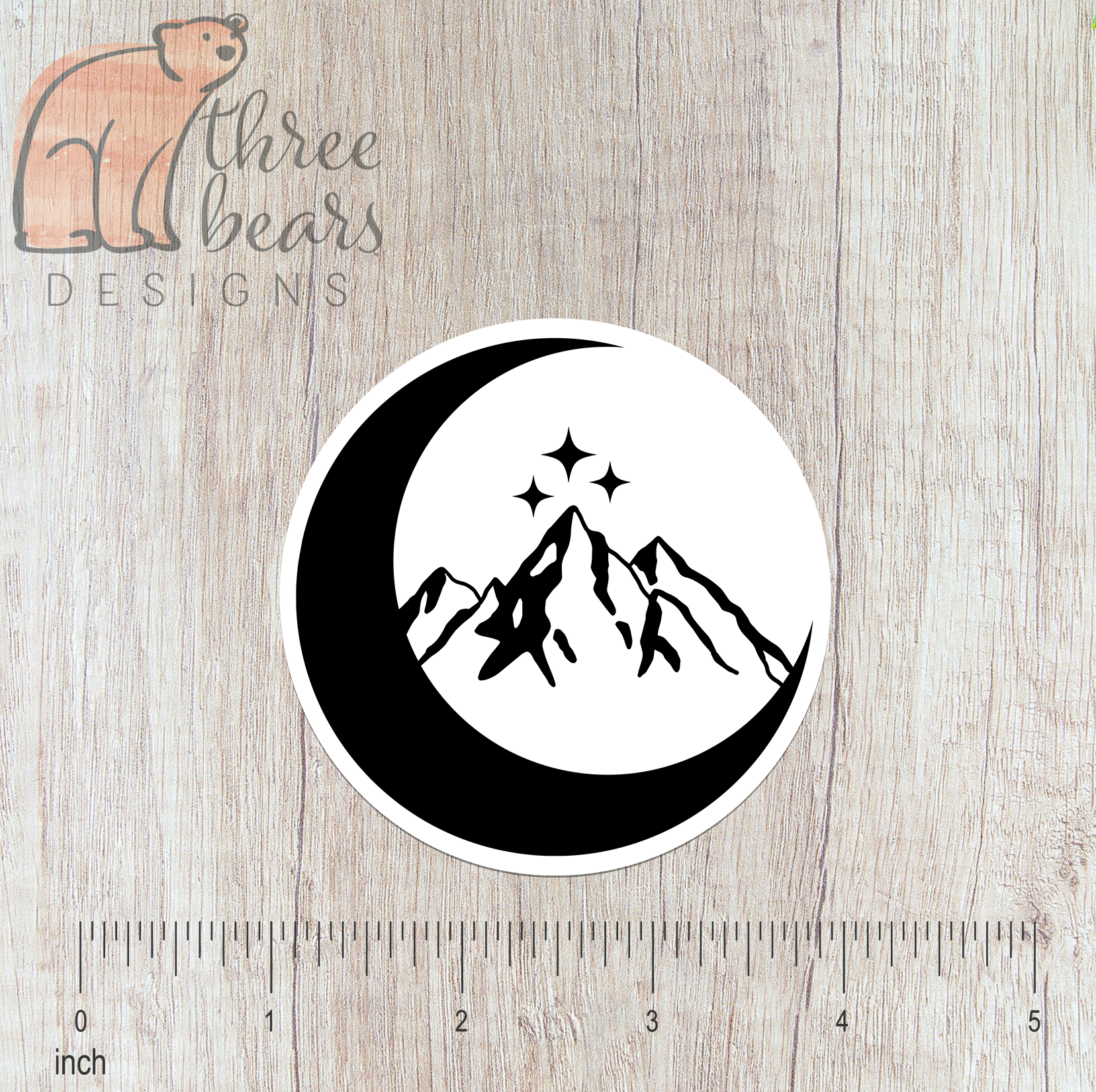 ACOTAR Crescent Moon Velaris Sticker, Bookish Waterproof Stickers