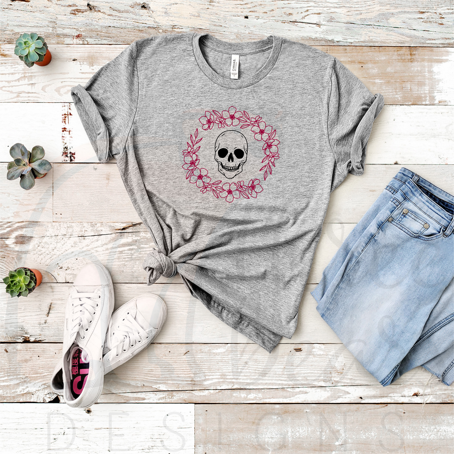 Skull Wreath Shirt