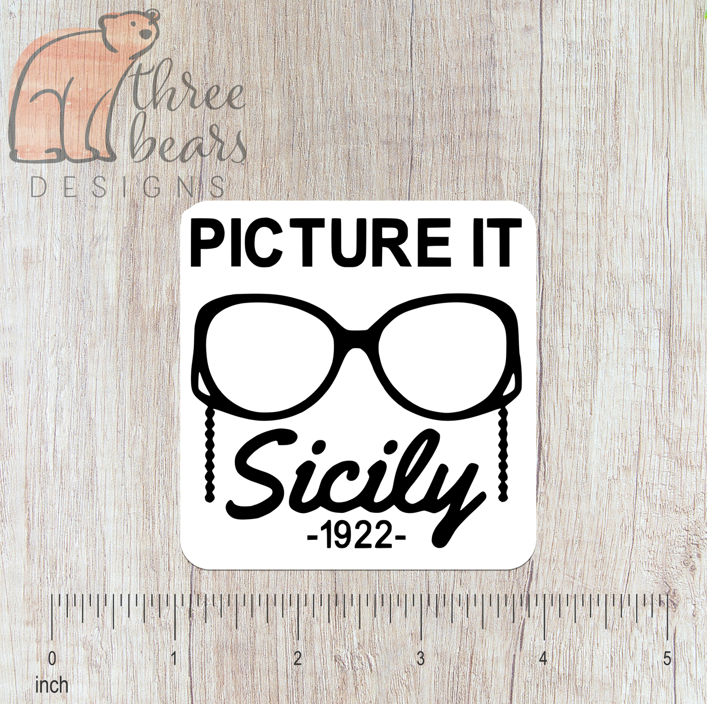Golden Girls Picture It Sticker — INDOOR USE ONLY