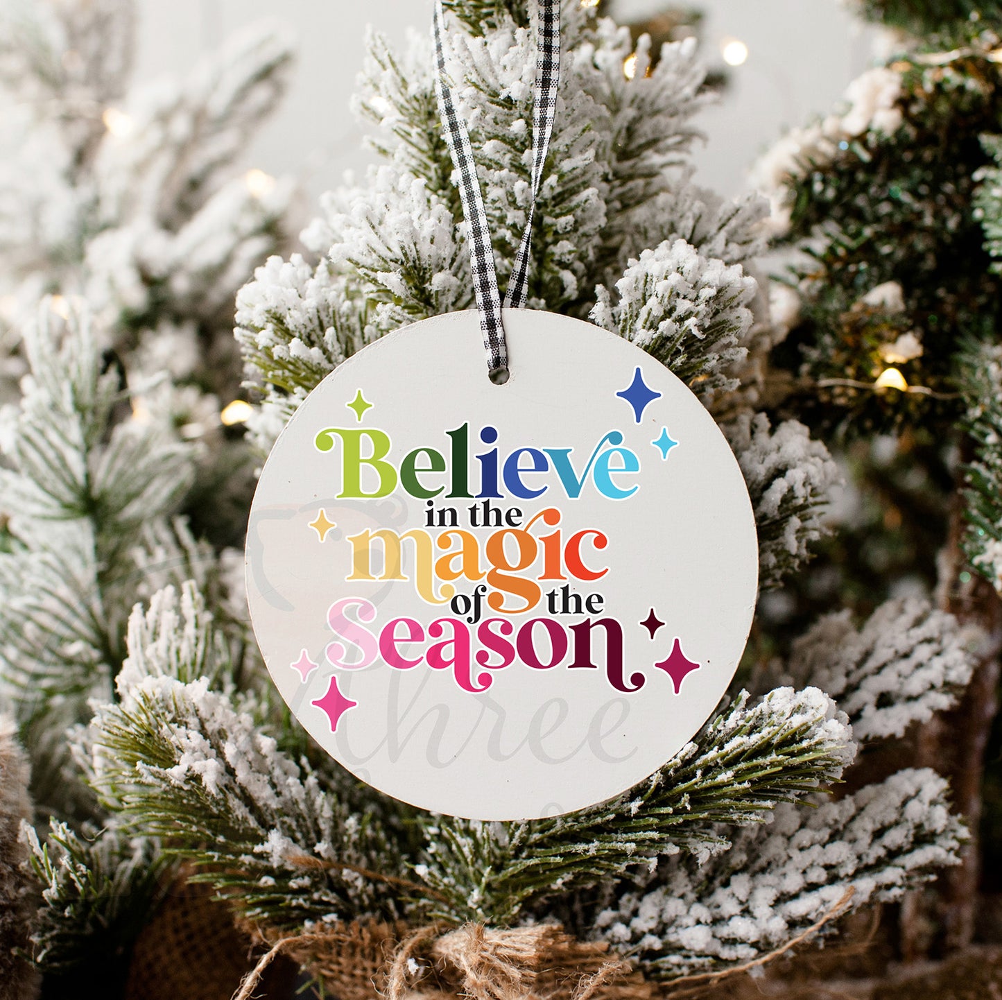 Believe in the Magic Christmas Ornament