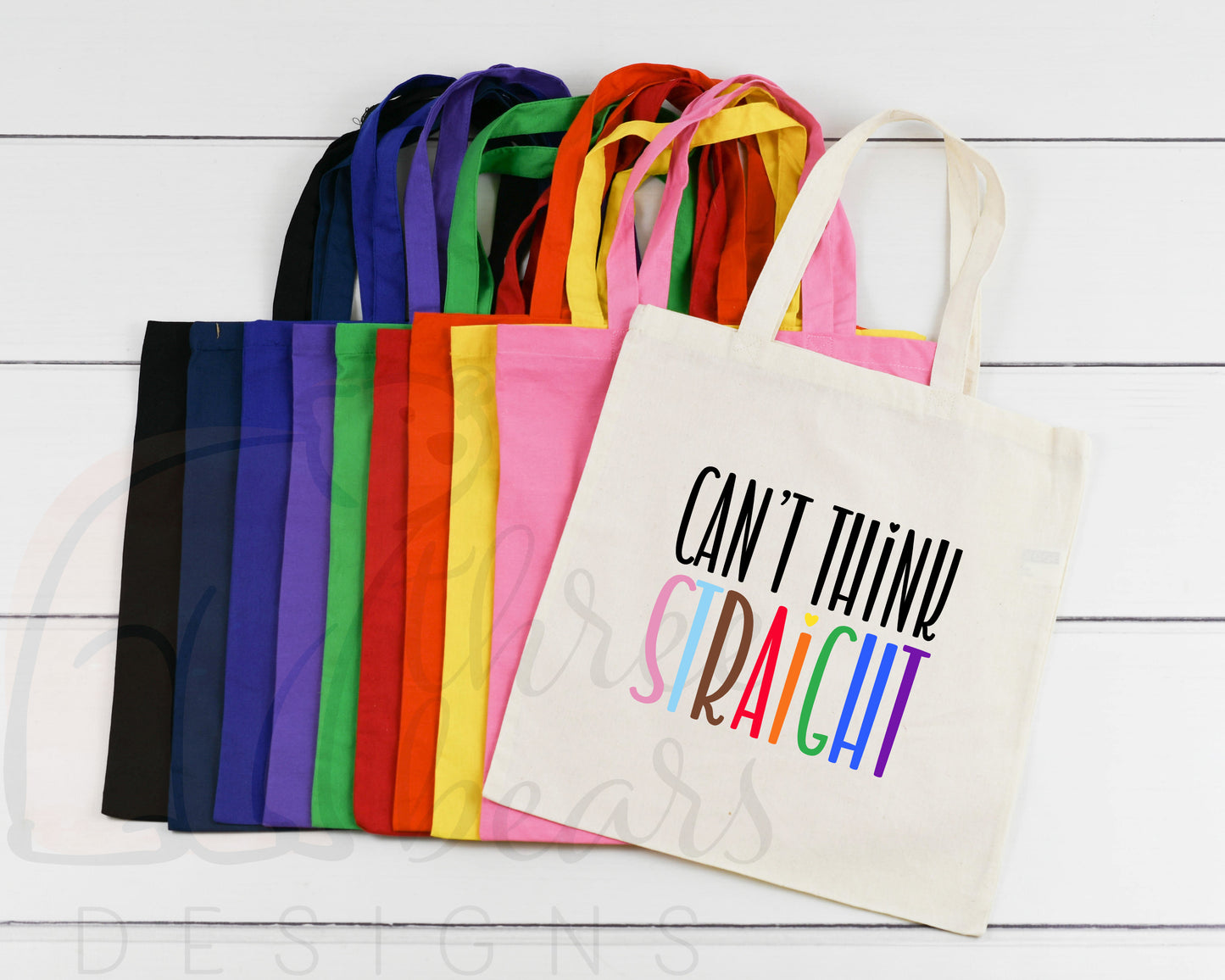 Can't Think Straight Tote Bag