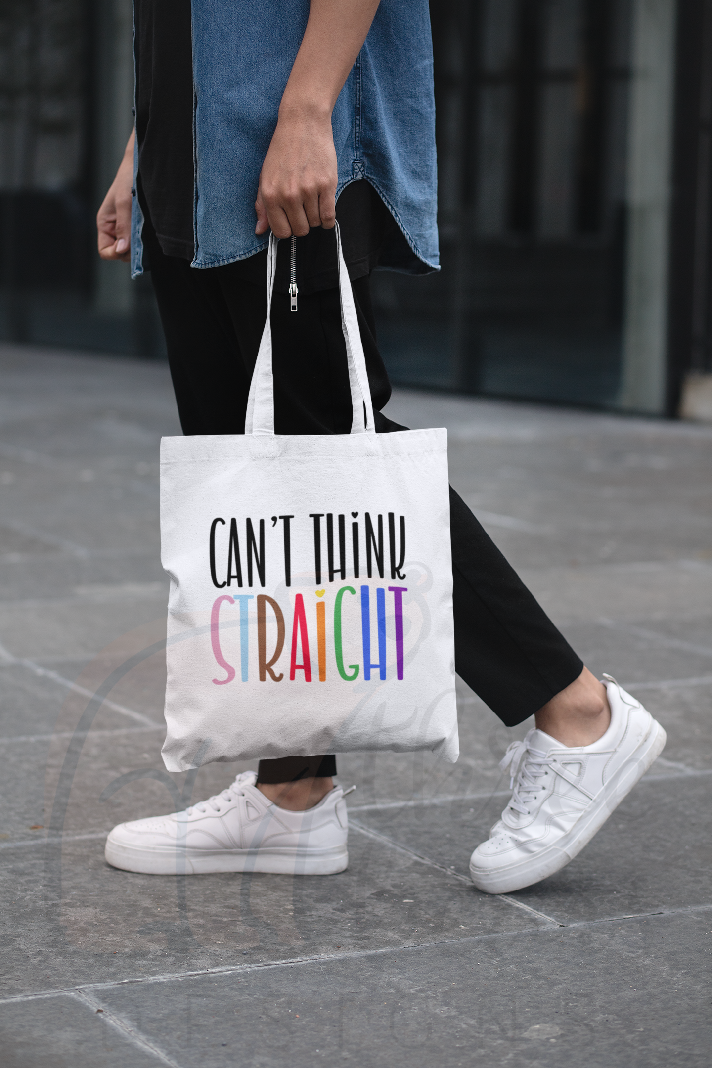Can't Think Straight Tote Bag