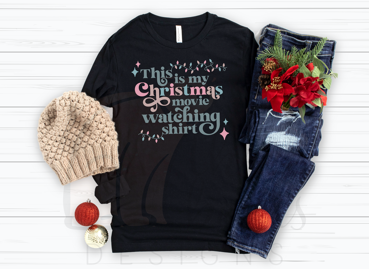 Christmas Movie Watching Holiday Shirt