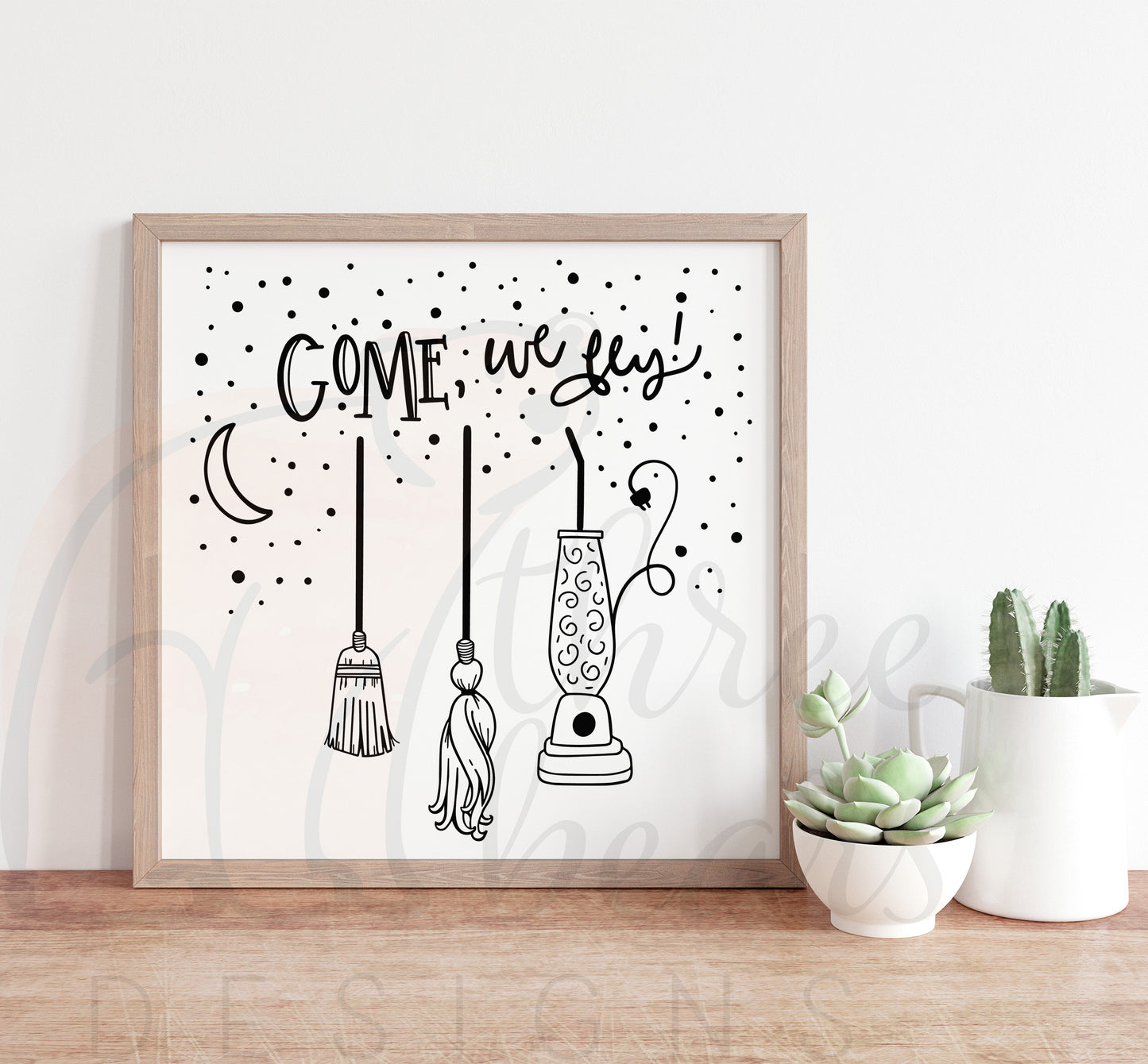 Come We Fly Shelf Sign