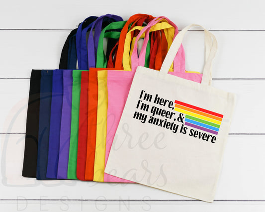 Here & Queer Tote Bag