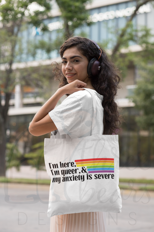 Here & Queer Tote Bag