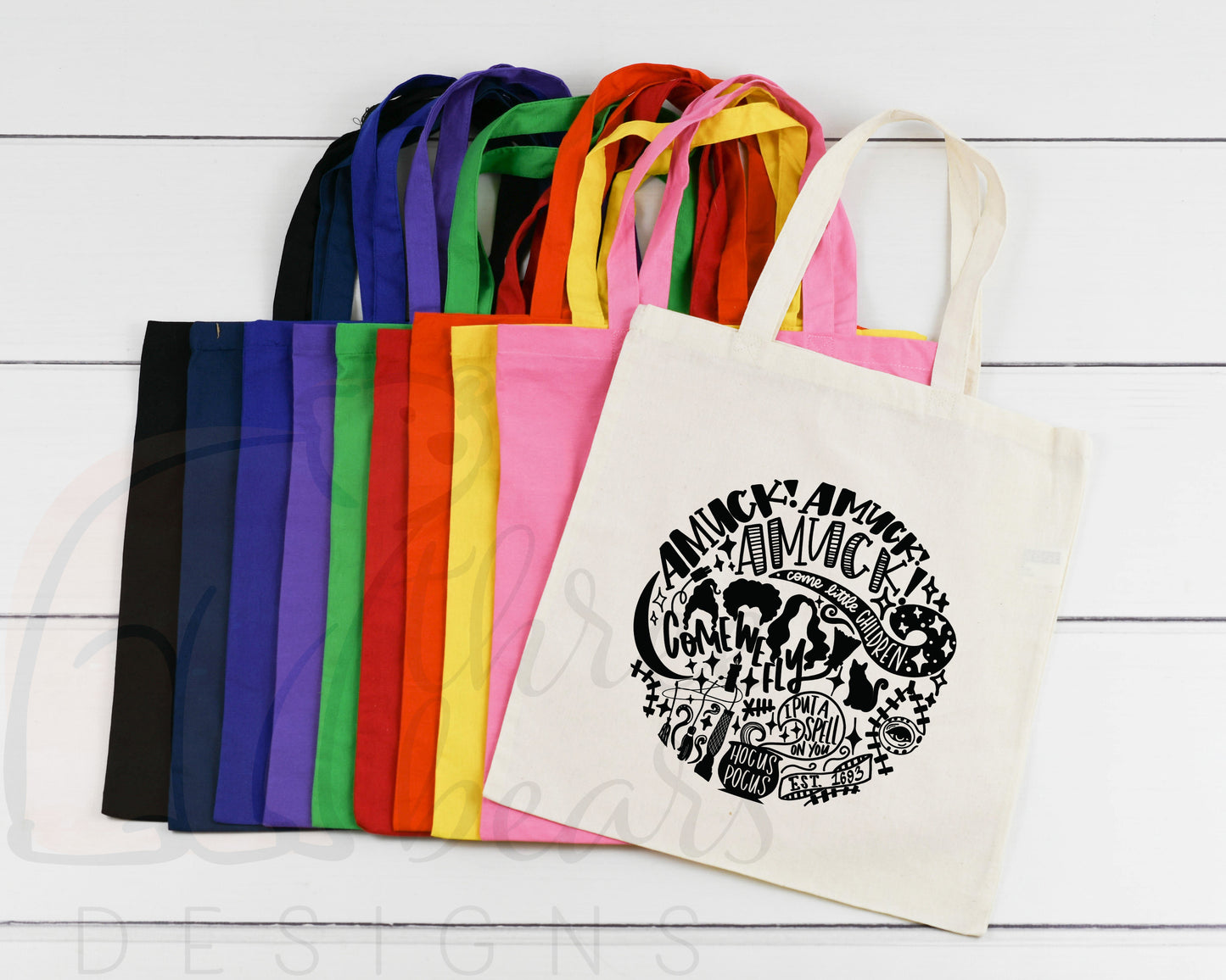 Hocus Pocus Collage Tote Bag