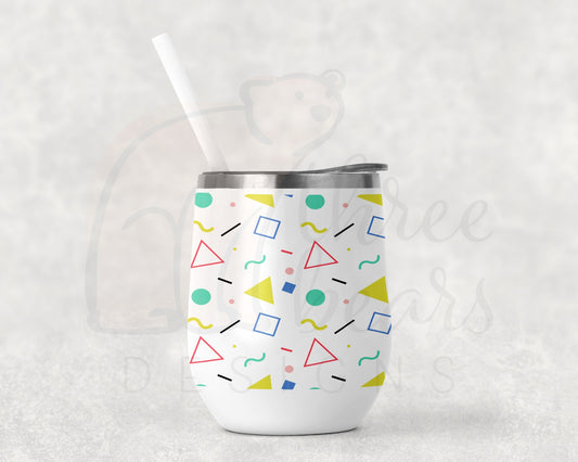 90s Throwback Wine Tumbler