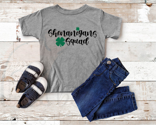 Shenanigans Squad Kids' St Patrick's Shirt