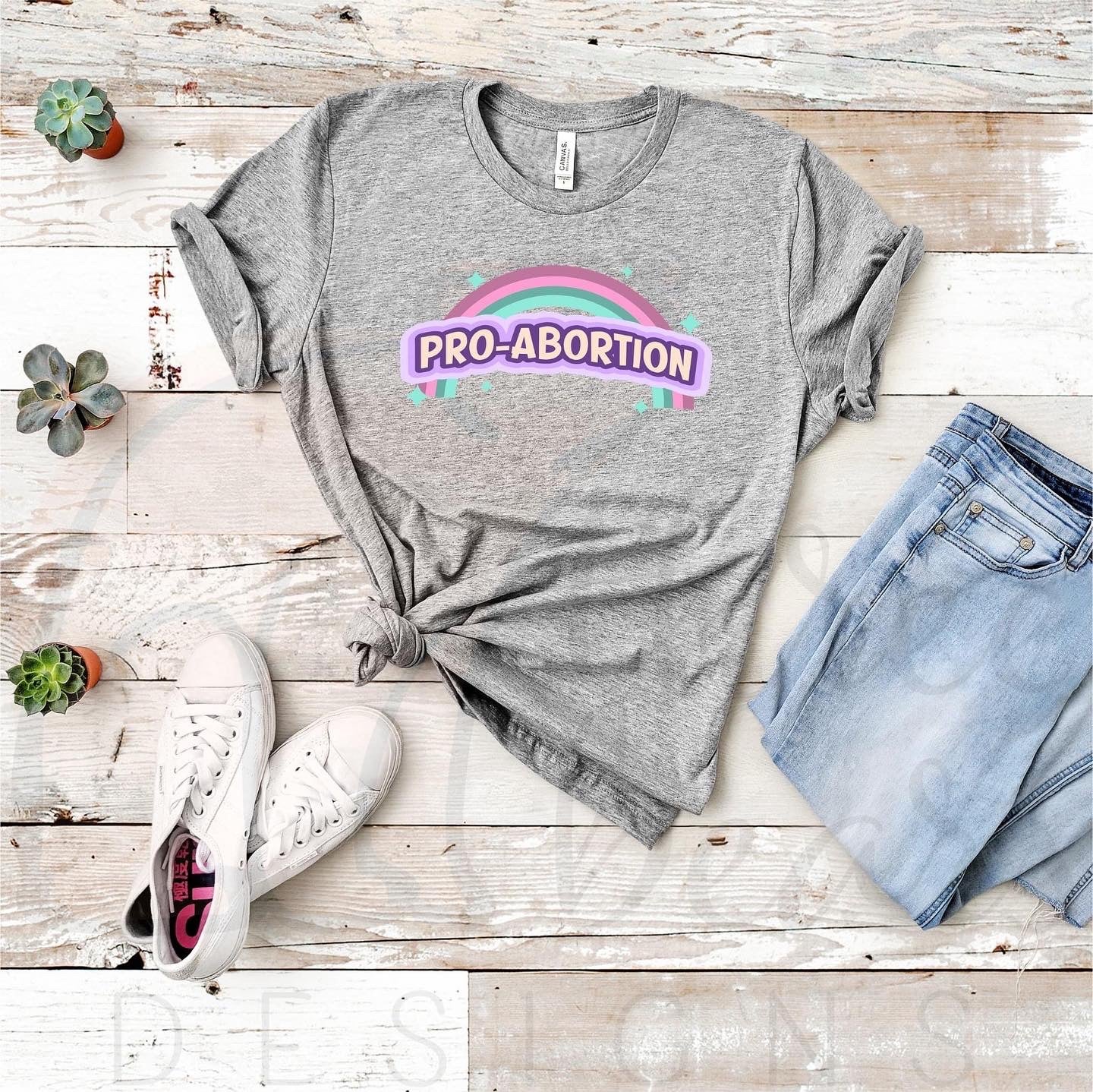 Pro-Abortion Rainbow Shirt