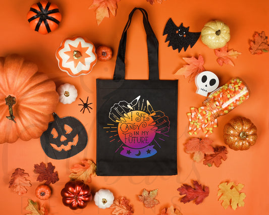 Candy in My Future Trick or Treat Tote Bag