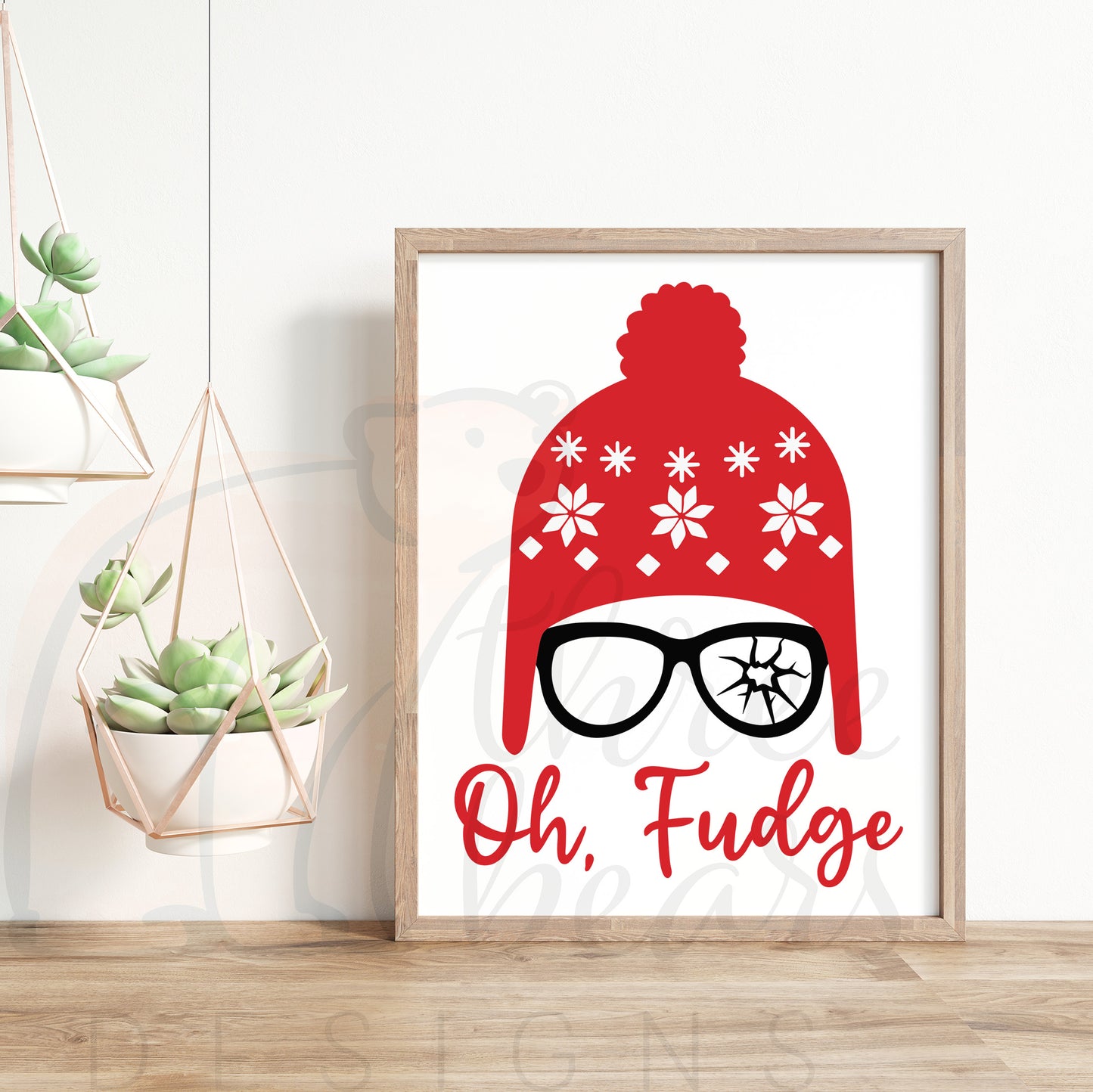 Oh Fudge Shelf Sign