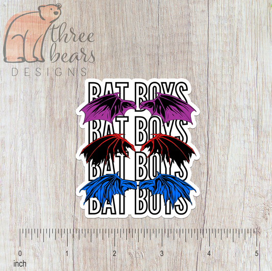 ACOTAR Bat Boys Colorful Sticker — INDOOR USE ONLY