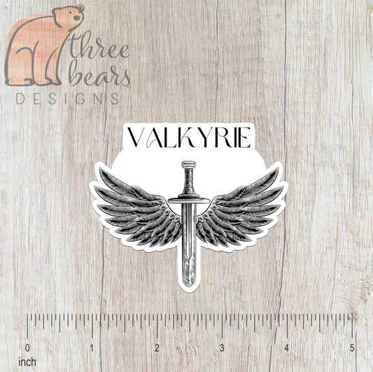 ACOTAR Valkyrie Wings Sticker — INDOOR USE ONLY