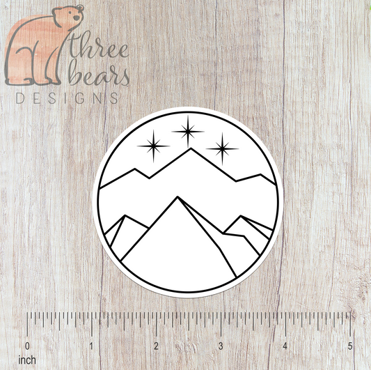 ACOTAR Geometric Velaris Sticker — INDOOR USE ONLY