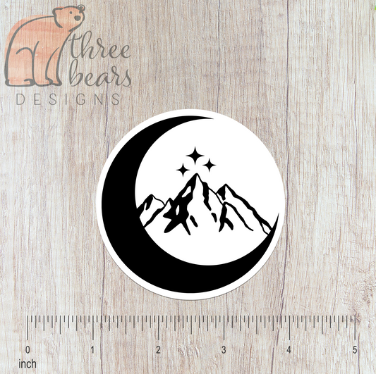 ACOTAR Crescent Moon Velaris Sticker — INDOOR USE ONLY