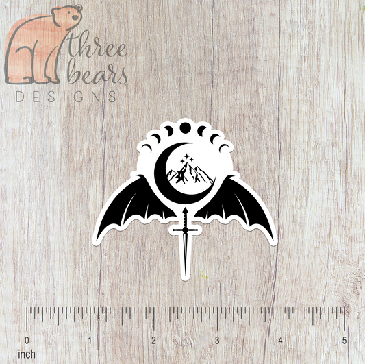 ACOTAR Velaris Symbols Sticker — INDOOR USE ONLY