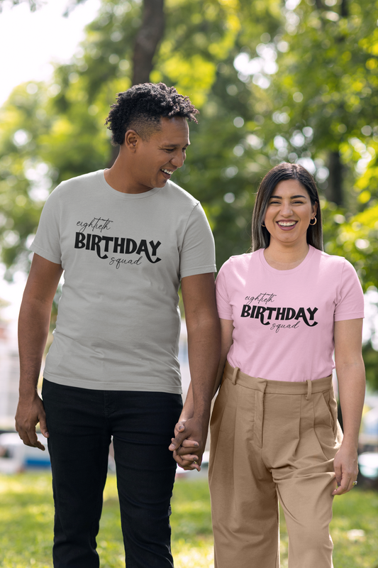 Custom Birthday Squad Shirt