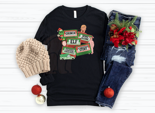 Classic Movies Holiday Shirt