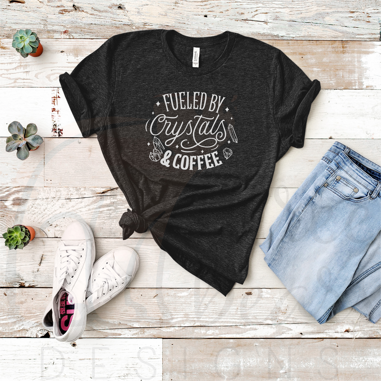 Fueled by Crystals & Coffee Shirt