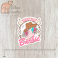 Honky Tonk Barbie Sticker — INDOOR USE ONLY