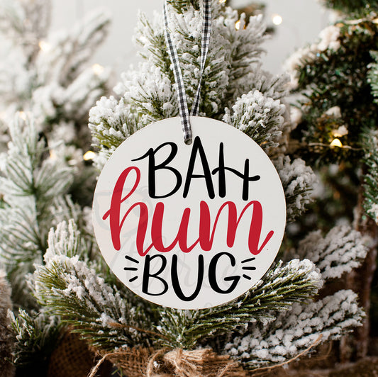 Bah Humbug Christmas Ornament