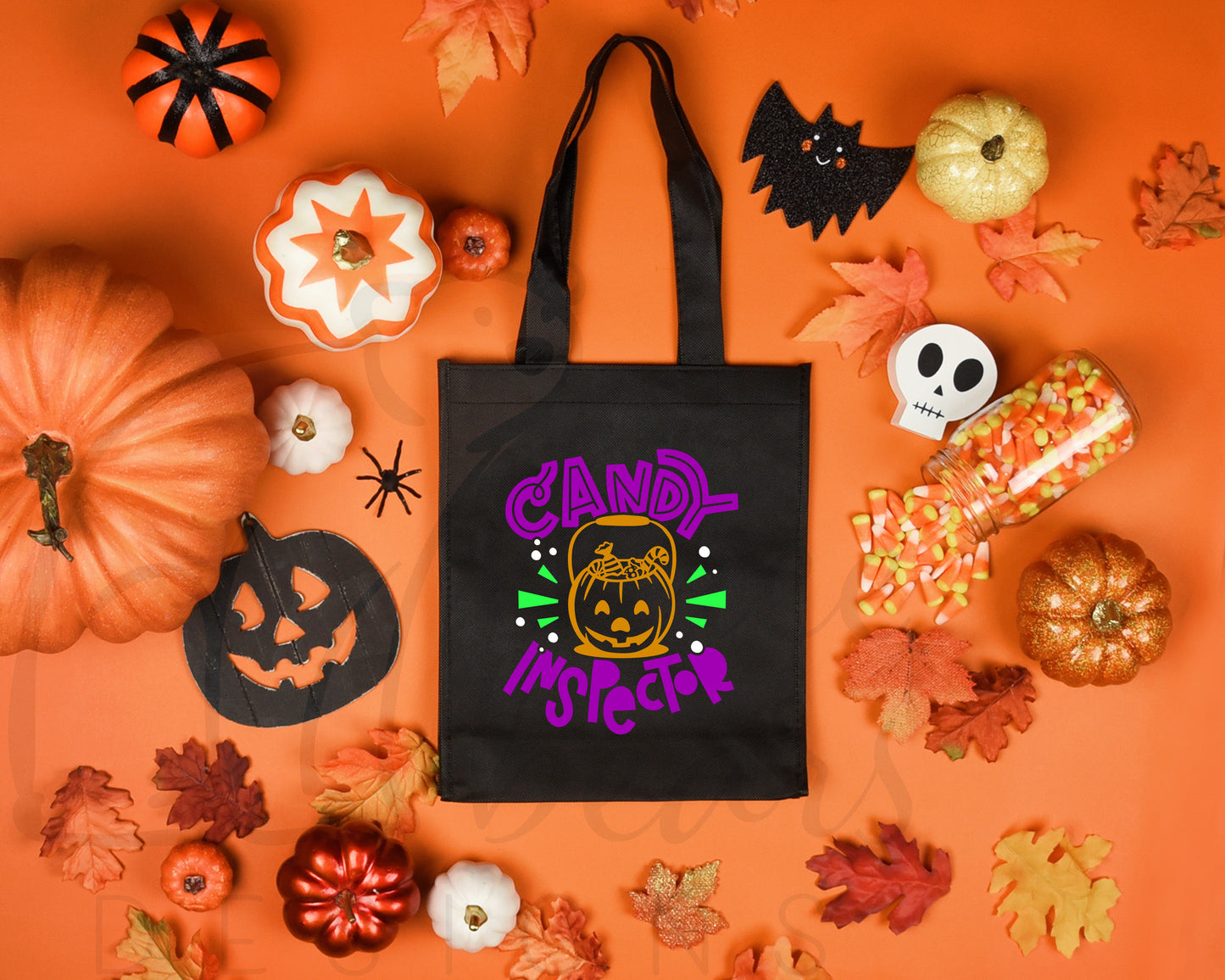 Candy Inspector Trick or Treat Tote Bag
