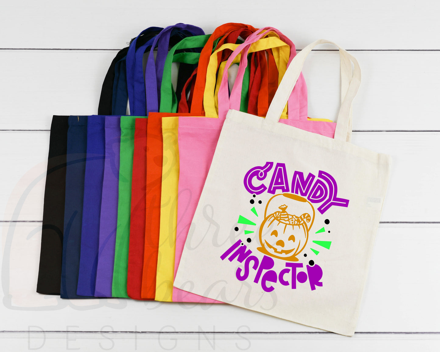 Candy Inspector Trick or Treat Tote Bag