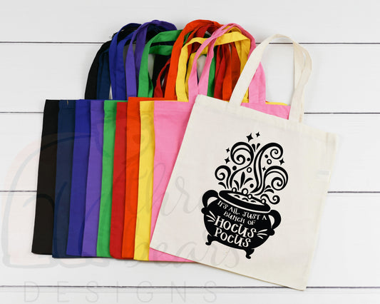 Bunch of Hocus Pocus Cauldron Tote Bag