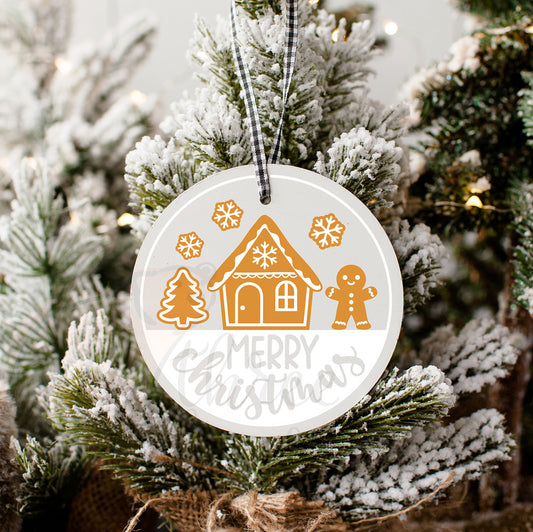 Gingerbread House Christmas Ornament