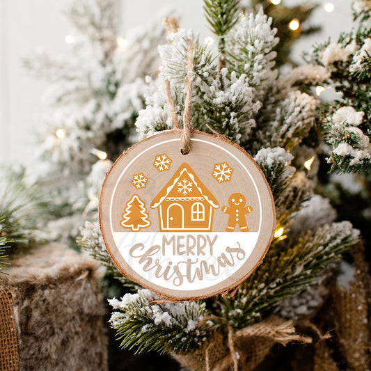 Gingerbread House Christmas Ornament