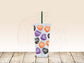 Halloween Candy Hearts 24oz Cold Cup w/Straw