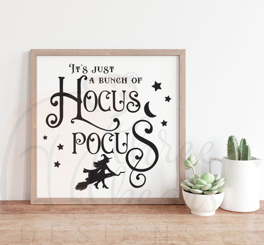 Bunch of Hocus Pocus Shelf Sign