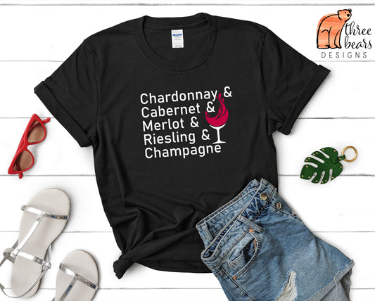 Wine Varietals Shirt