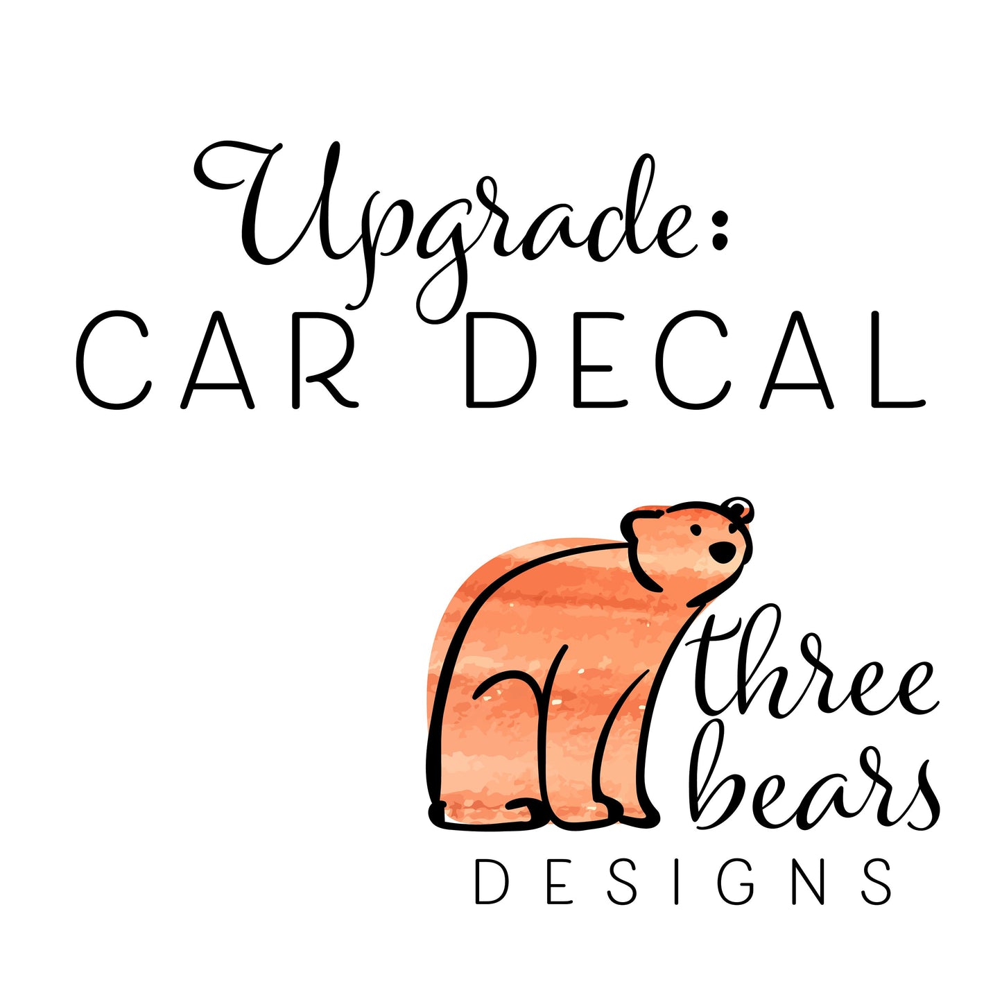 6-inch Car Decal Upgrade