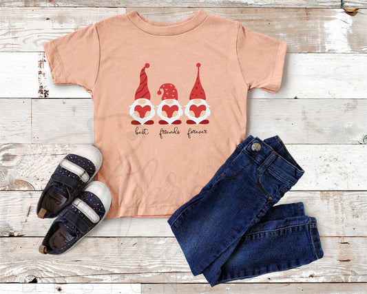 BFF Gnomes Valentine's Day Shirt