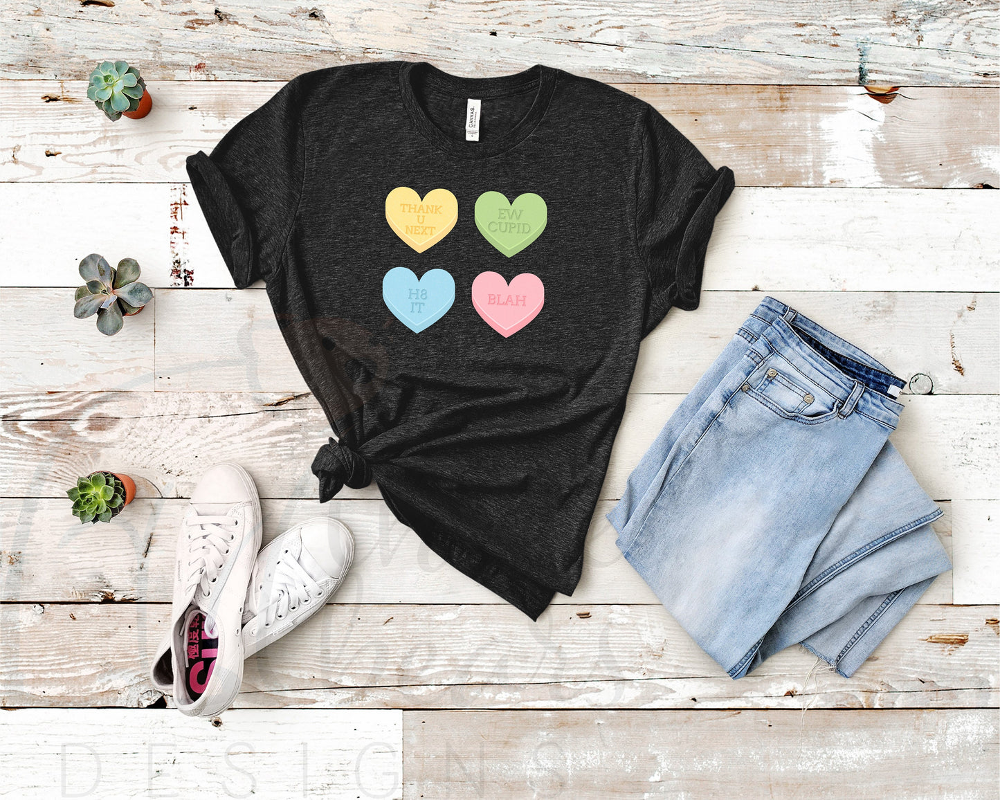 Candy Hearts Anti-Valentine Shirt