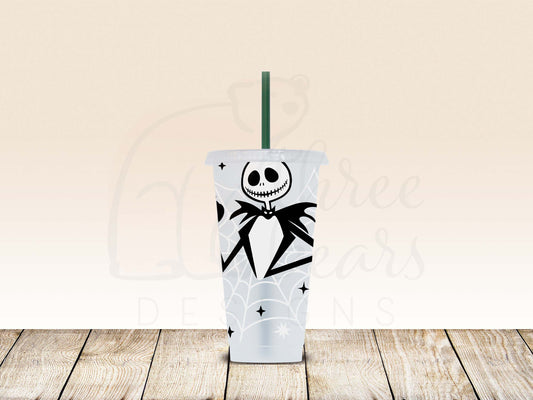 Pumpkin King 24oz Cold Cup w/Straw