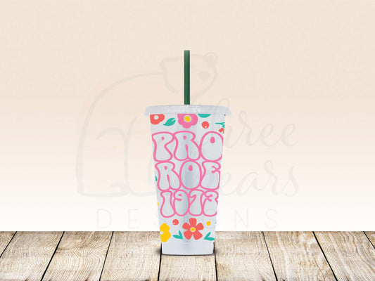 Pro Roe 1973 24oz Cold Cup w/Straw