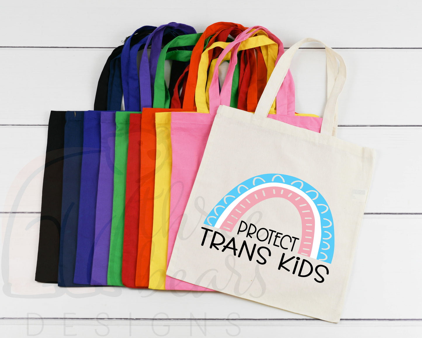 Protect Trans Kids Tote Bag