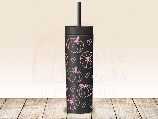 Pumpkin Love Skinny Tumbler