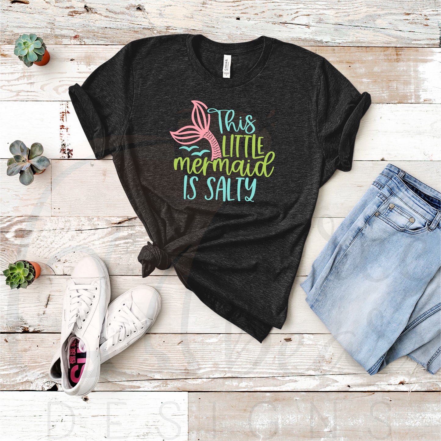 This Little Mermaid Is Salty Shirt