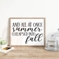 Summer Collapsed Into Fall Shelf Sign