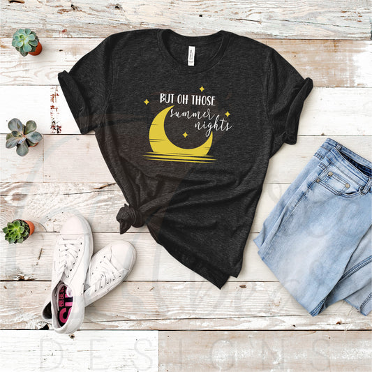 Those Summer Nights Grease Shirt