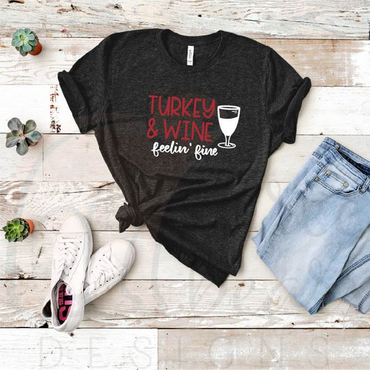 Turkey and Wine Shirt