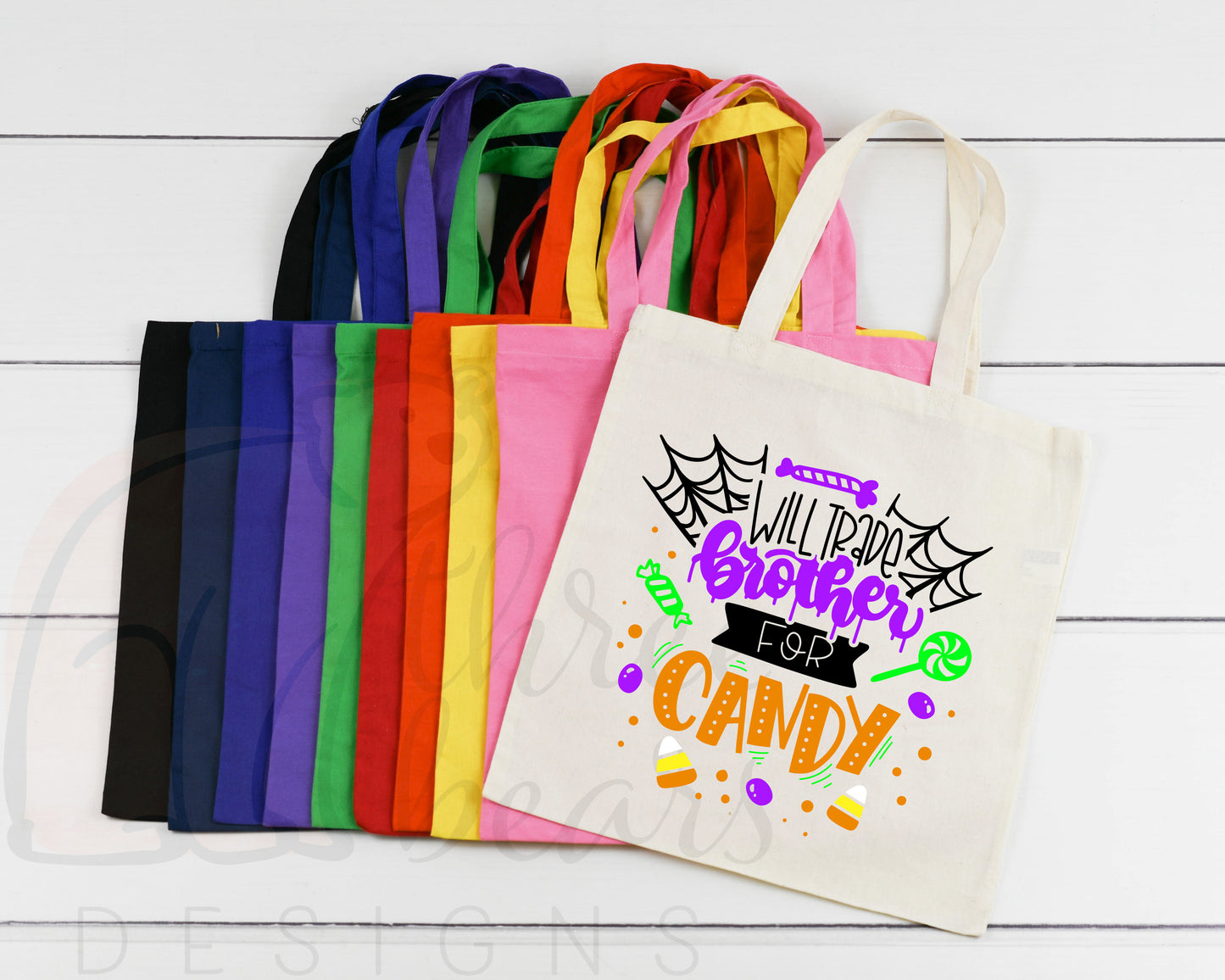 Trade Brother for Candy Trick or Treat Tote Bag