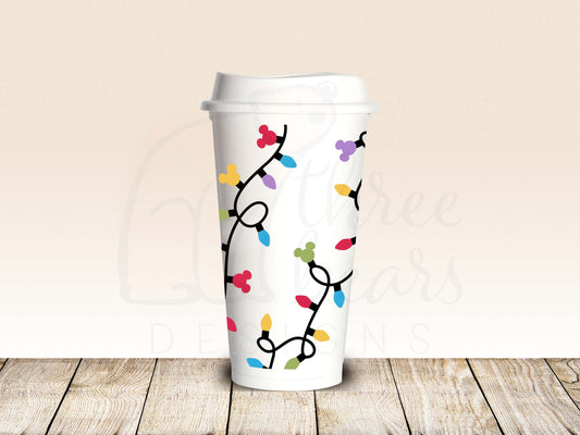 Christmas Lights 16oz Hot Cup