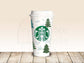 Christmas Trees 16oz Hot Cup